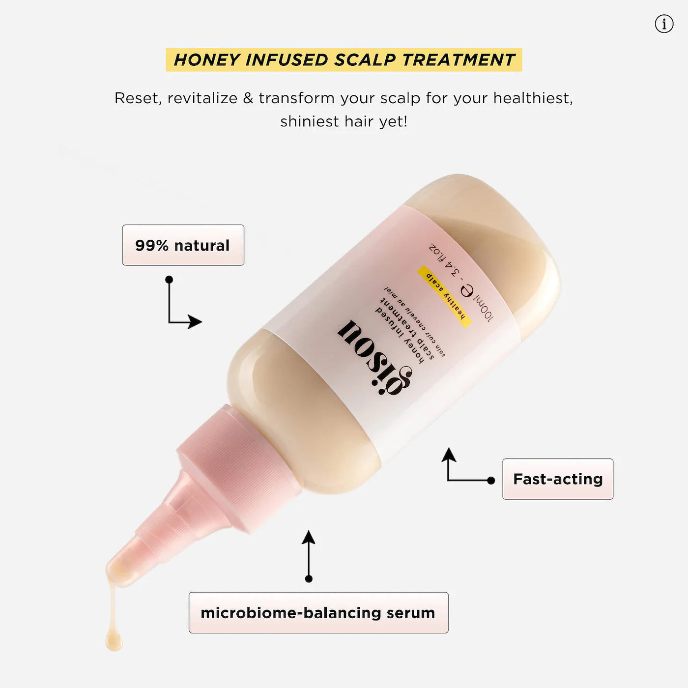 PRE ORDER-Honey Infused Scalp Treatment Serum