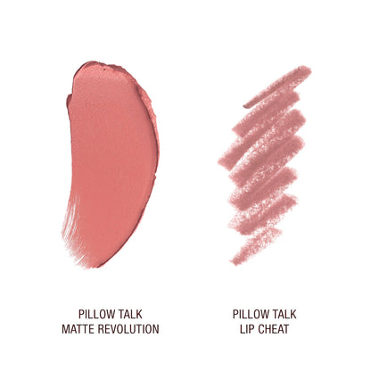 PRE ORDER-Mini Pillow Talk Lipstick & Liner Set