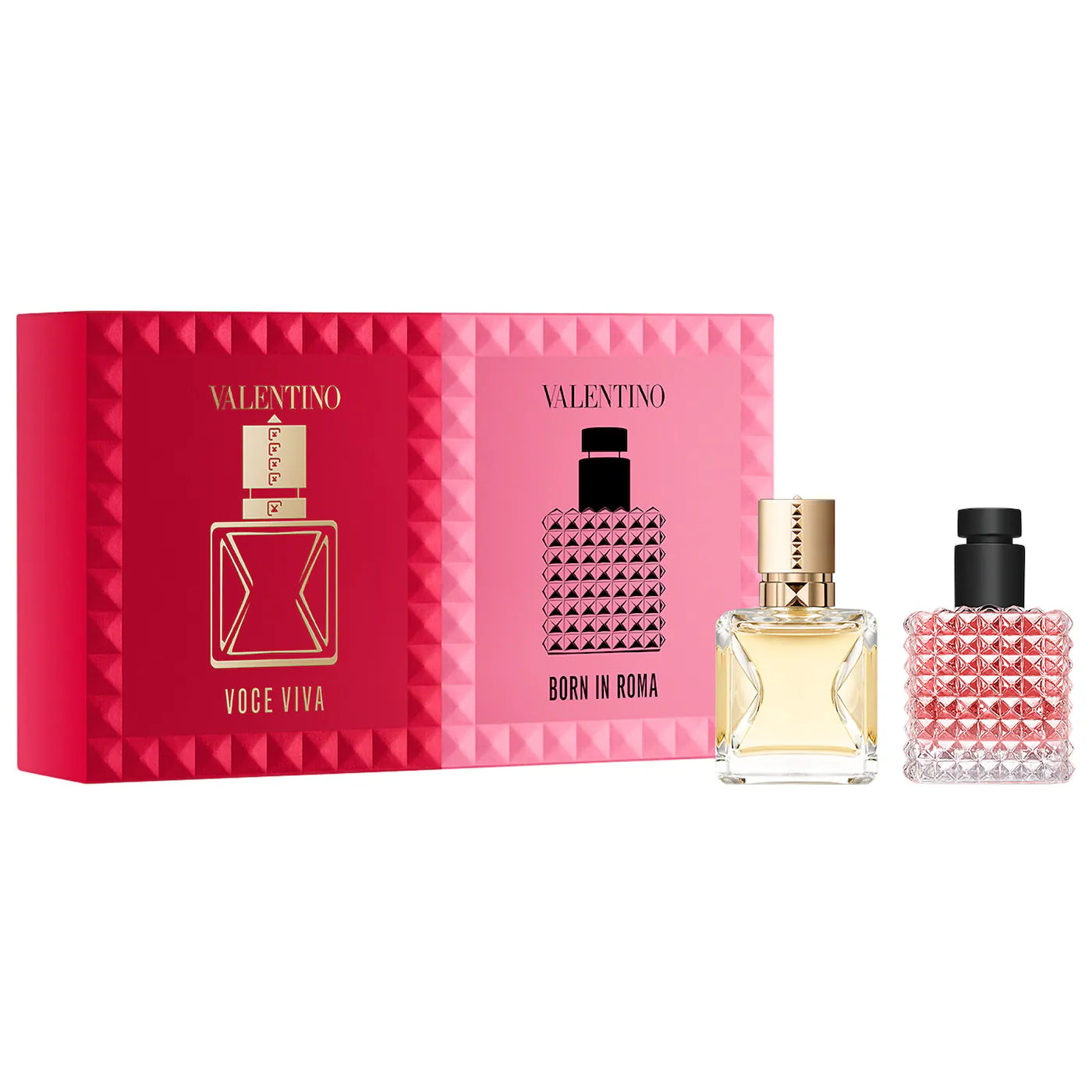 PRE ORDER-Mini Donna Born In Roma & Voce Viva Perfume Set