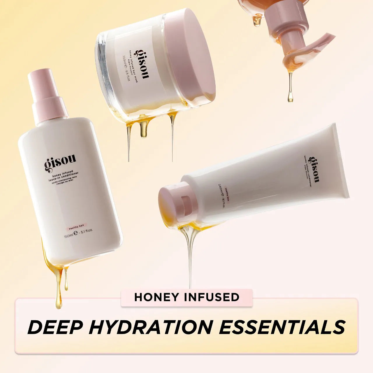 PRE ORDER-Honey Infused Hair Wash Shampoo