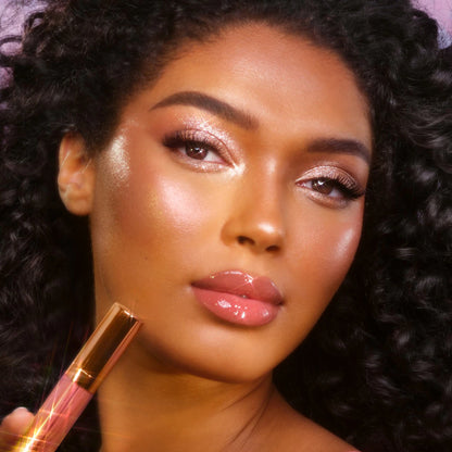 PRE ORDER-Mini Glossy Pink Lip Gloss + Lip Liner Set