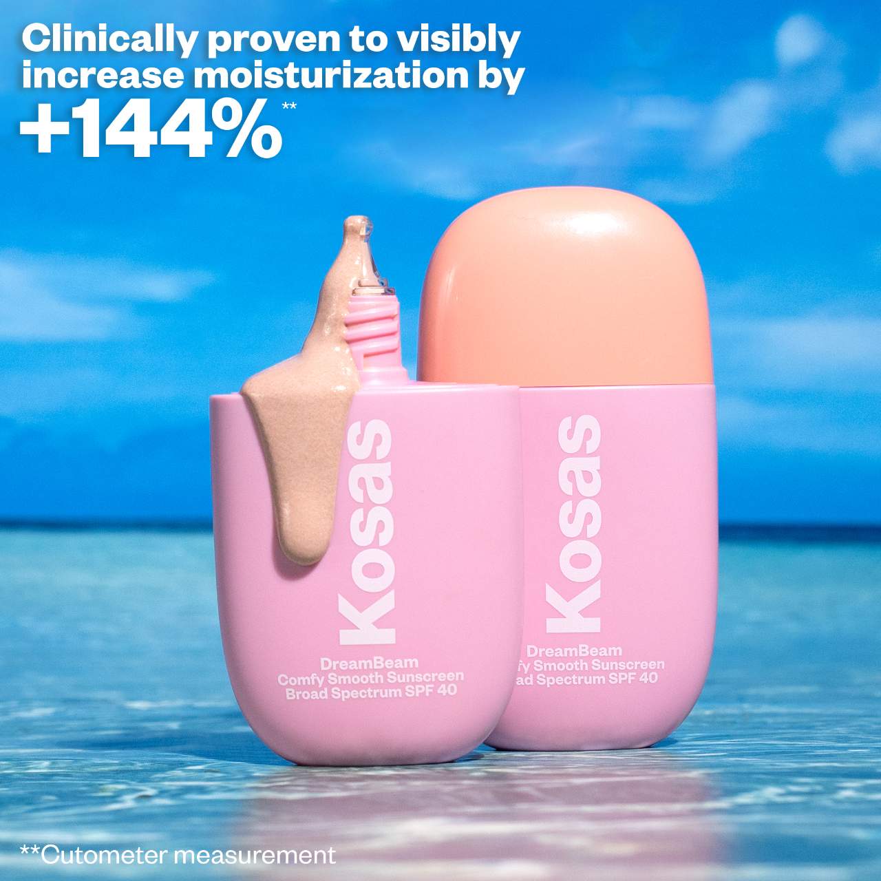 PRE ORDER-DreamBeam Silicone-Free Mineral Sunscreen SPF 40 with Ceramides and Peptides