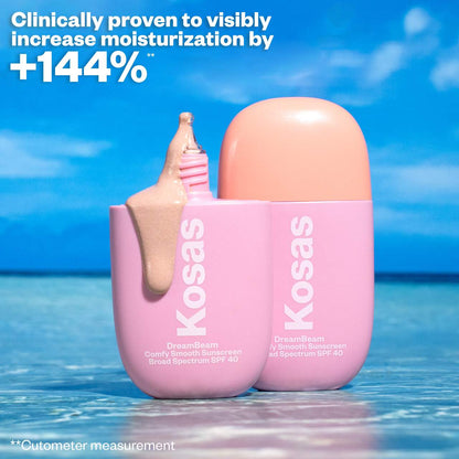 PRE ORDER-DreamBeam Silicone-Free Mineral Sunscreen SPF 40 with Ceramides and Peptides