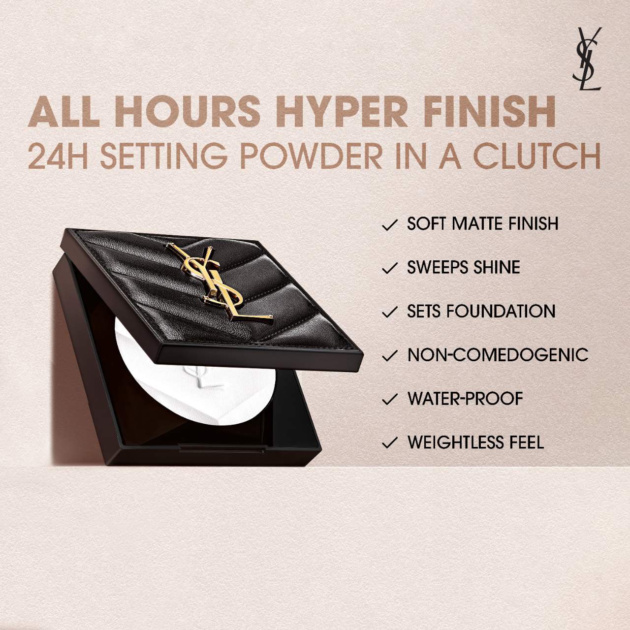 PRE ORDER-All Hours Hyper Finish 24H Multi-Use Natural Matte Powder