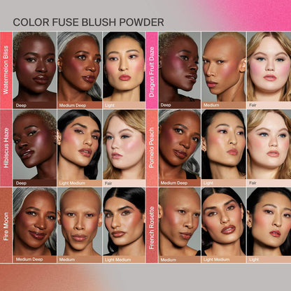 PRE ORDER-Color Fuse Talc-Free Blush Powder With Fermented Arnica