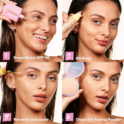 PRE ORDER-DreamBeam Silicone-Free Mineral Sunscreen SPF 40 with Ceramides and Peptides