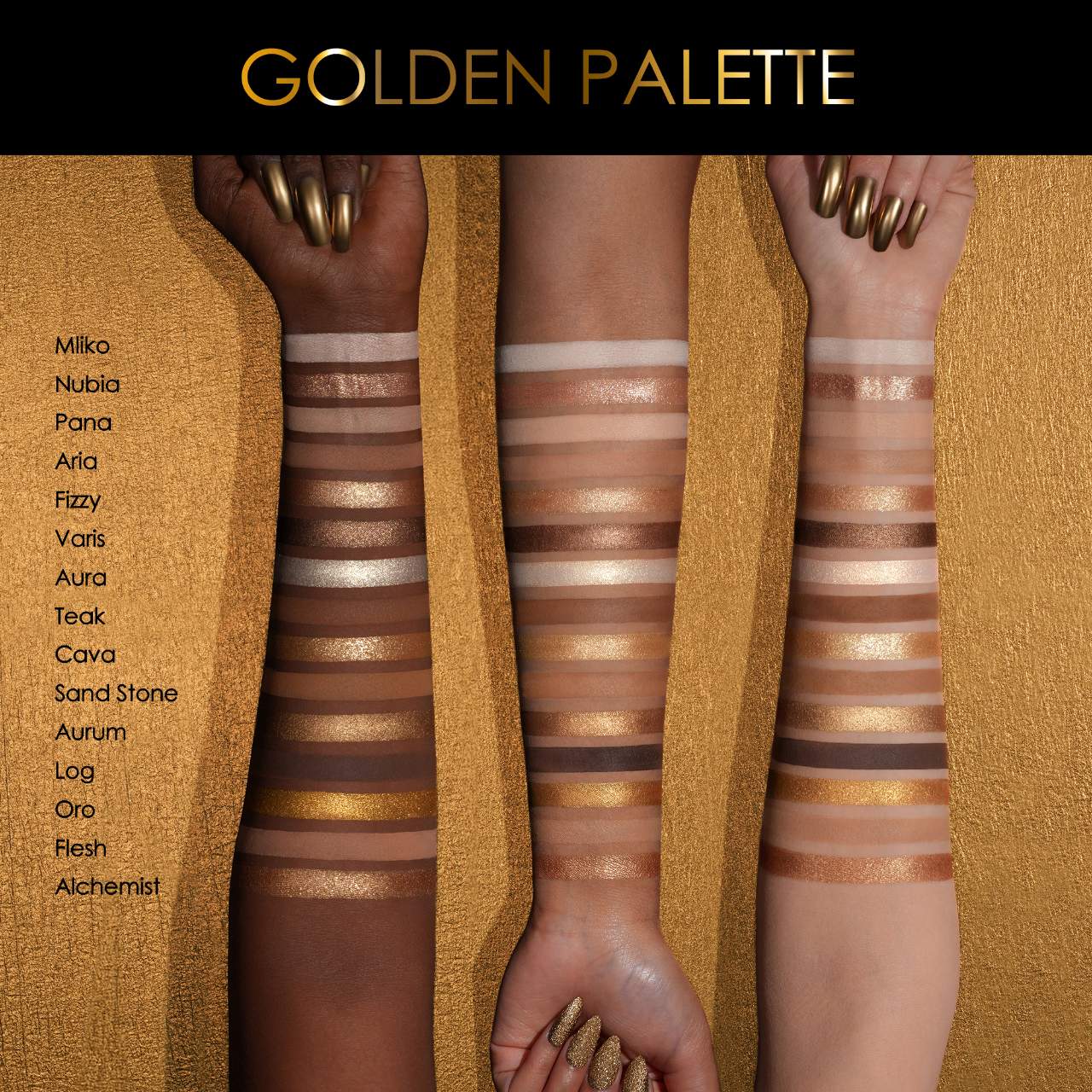 PRE ORDER-Golden Eyeshadow Palette