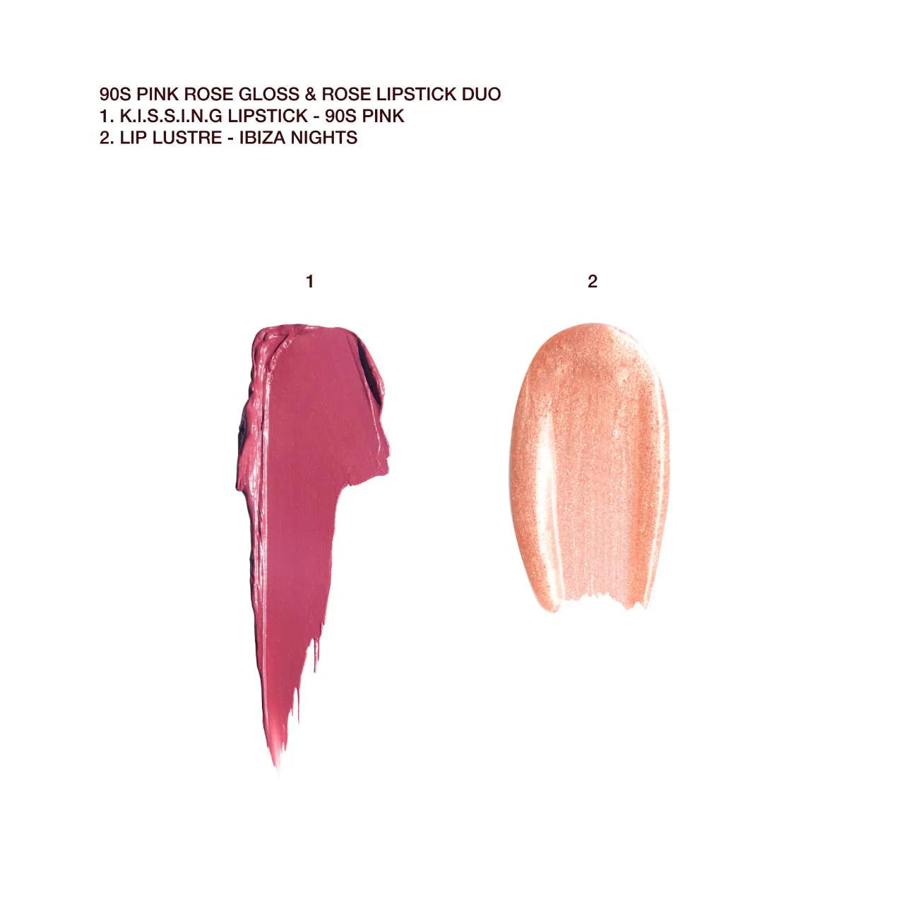 PRE ORDER-K.I.S.S.I.N.G Lipstick and Lip Gloss Duos