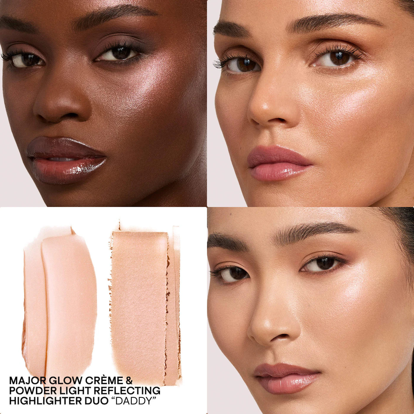 PRE ORDERR- Major Glow Creme & Powder Light Reflecting Translucent Highlighter Duo