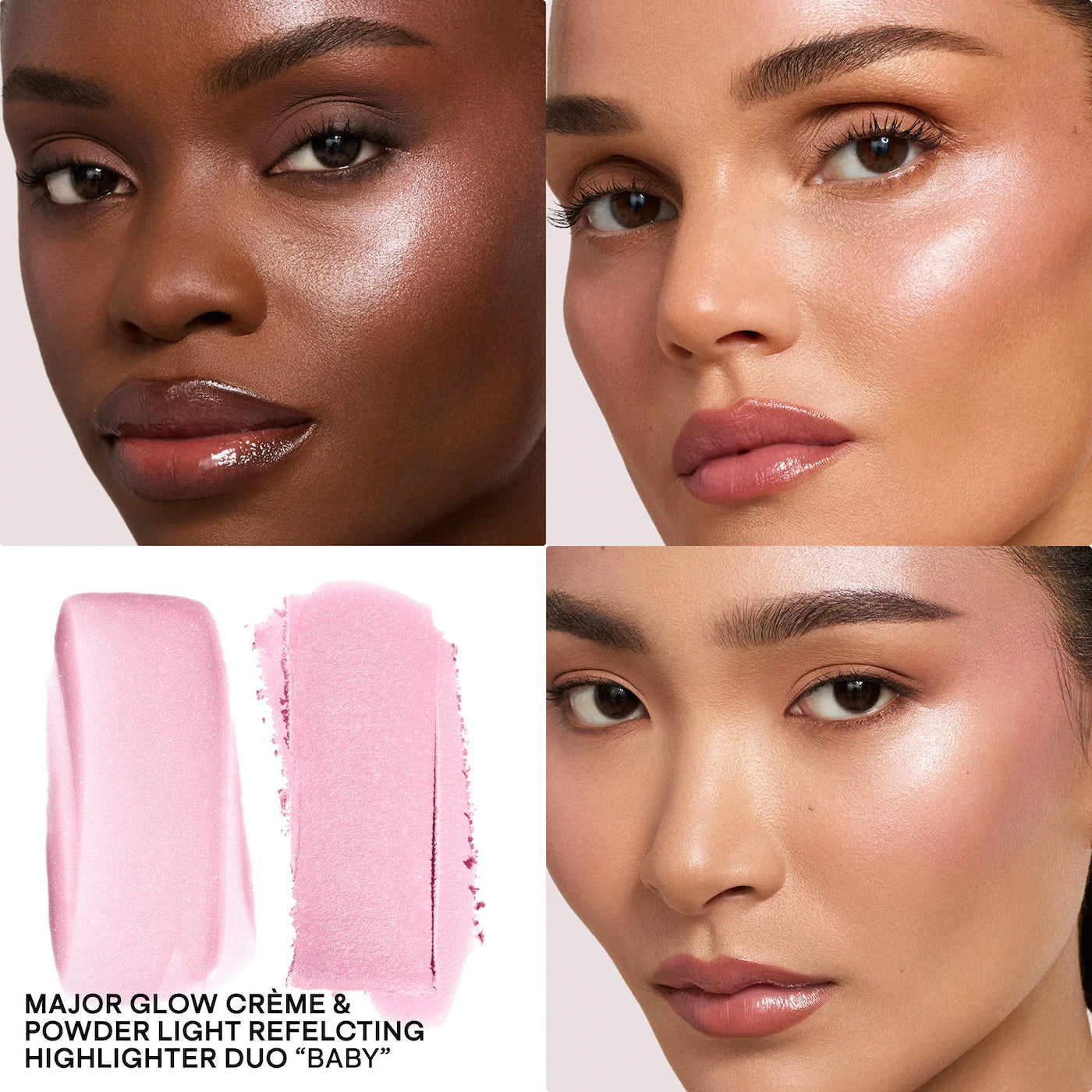 PRE ORDERR- Major Glow Creme & Powder Light Reflecting Translucent Highlighter Duo