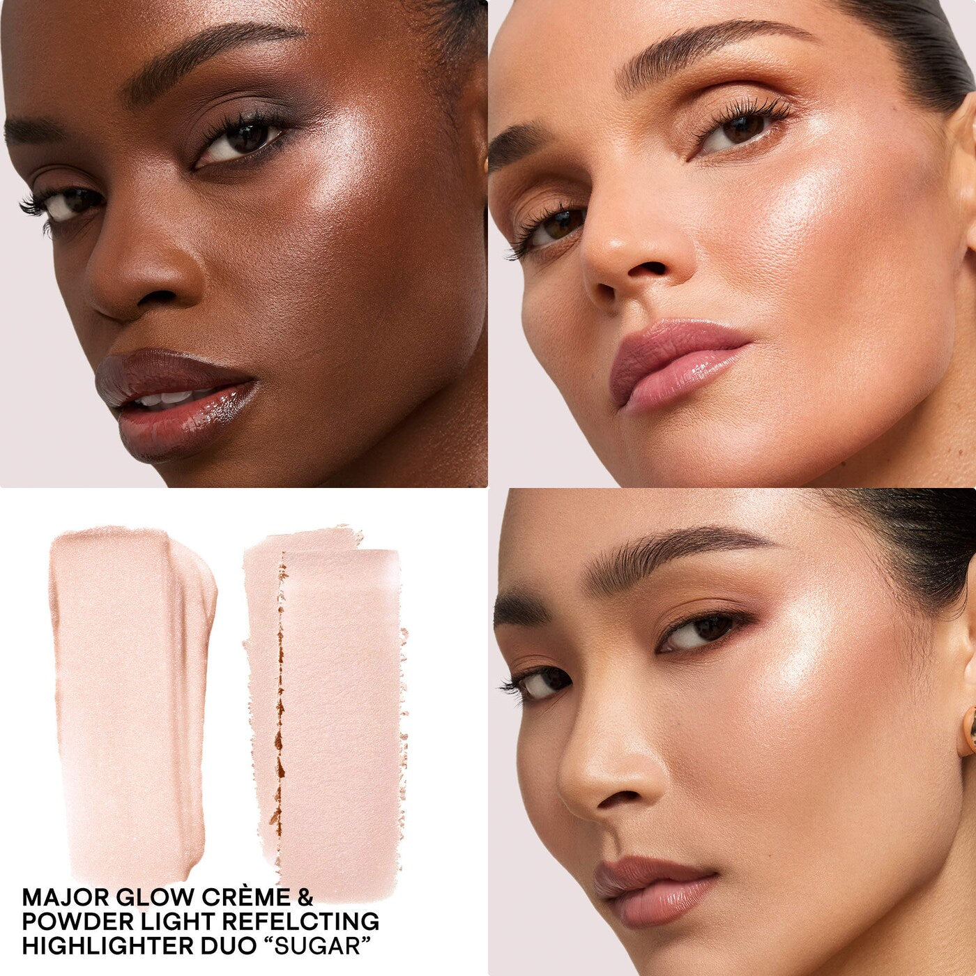 PRE ORDERR- Major Glow Creme & Powder Light Reflecting Translucent Highlighter Duo