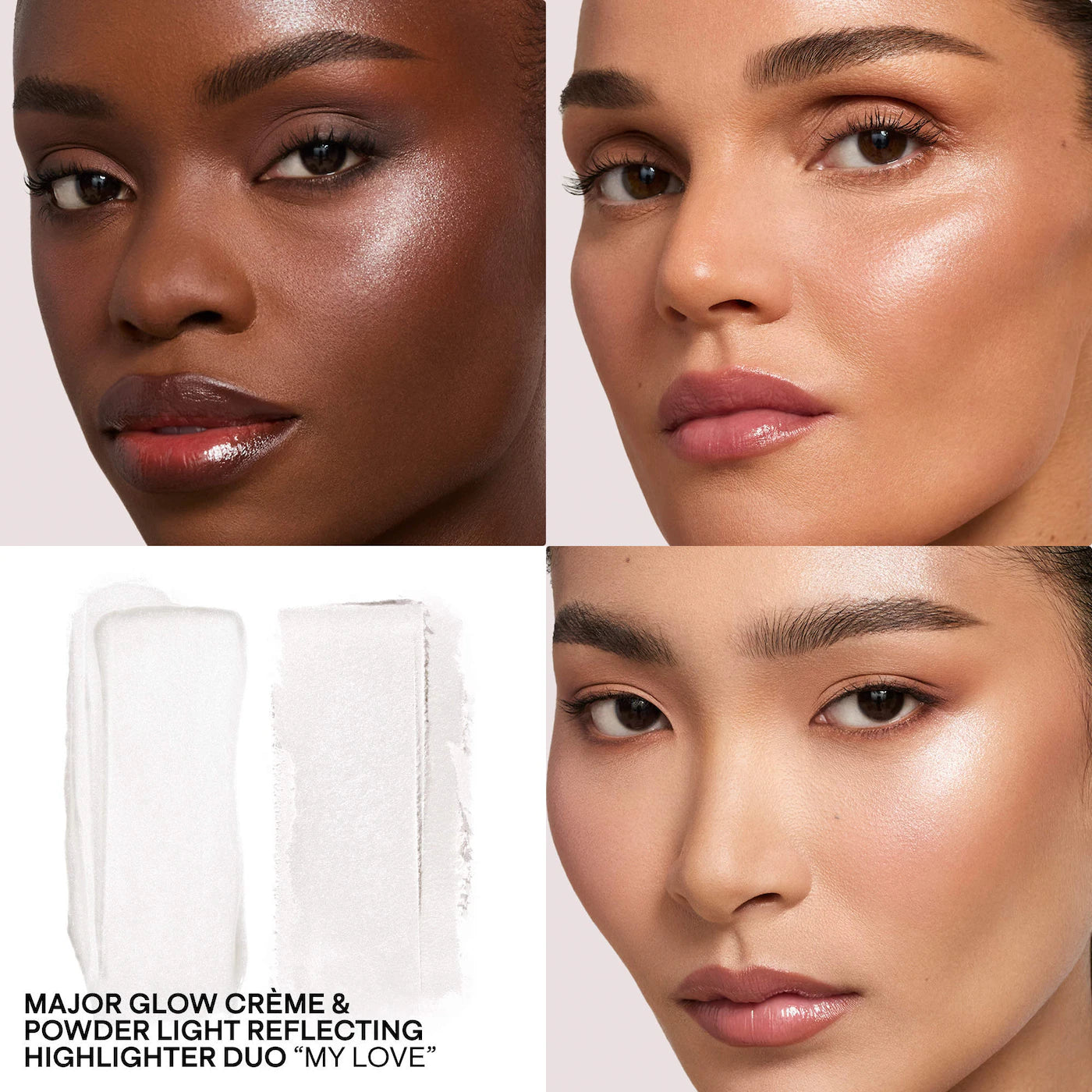 PRE ORDERR- Major Glow Creme & Powder Light Reflecting Translucent Highlighter Duo