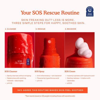 PRE ORDER-SOS Gentle Hydrating Gel Cleanser + Makeup Remover