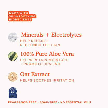 PRE ORDER-SOS Gentle Hydrating Gel Cleanser + Makeup Remover