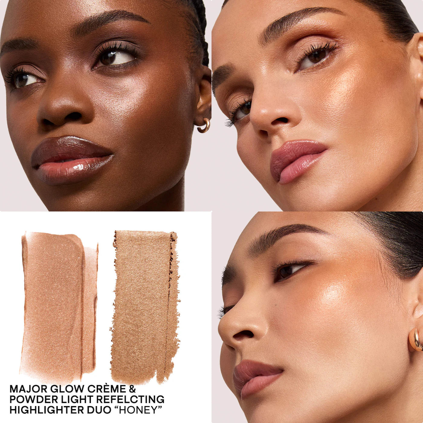PRE ORDERR- Major Glow Creme & Powder Light Reflecting Translucent Highlighter Duo