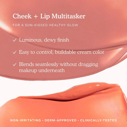 PRE ORDER-BeachPlease Lip + Cheek Dewy Cream Blush
