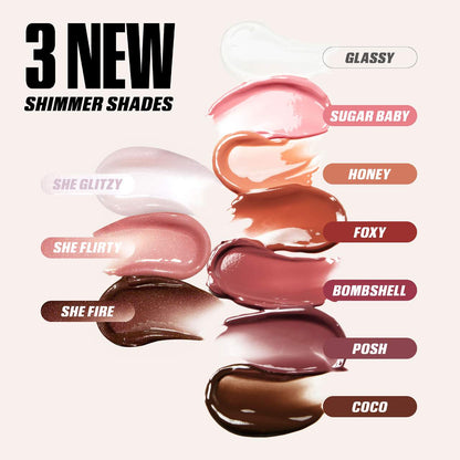 PRE ORDER-Faux Filler Shiny Non-Sticky Lip Gloss