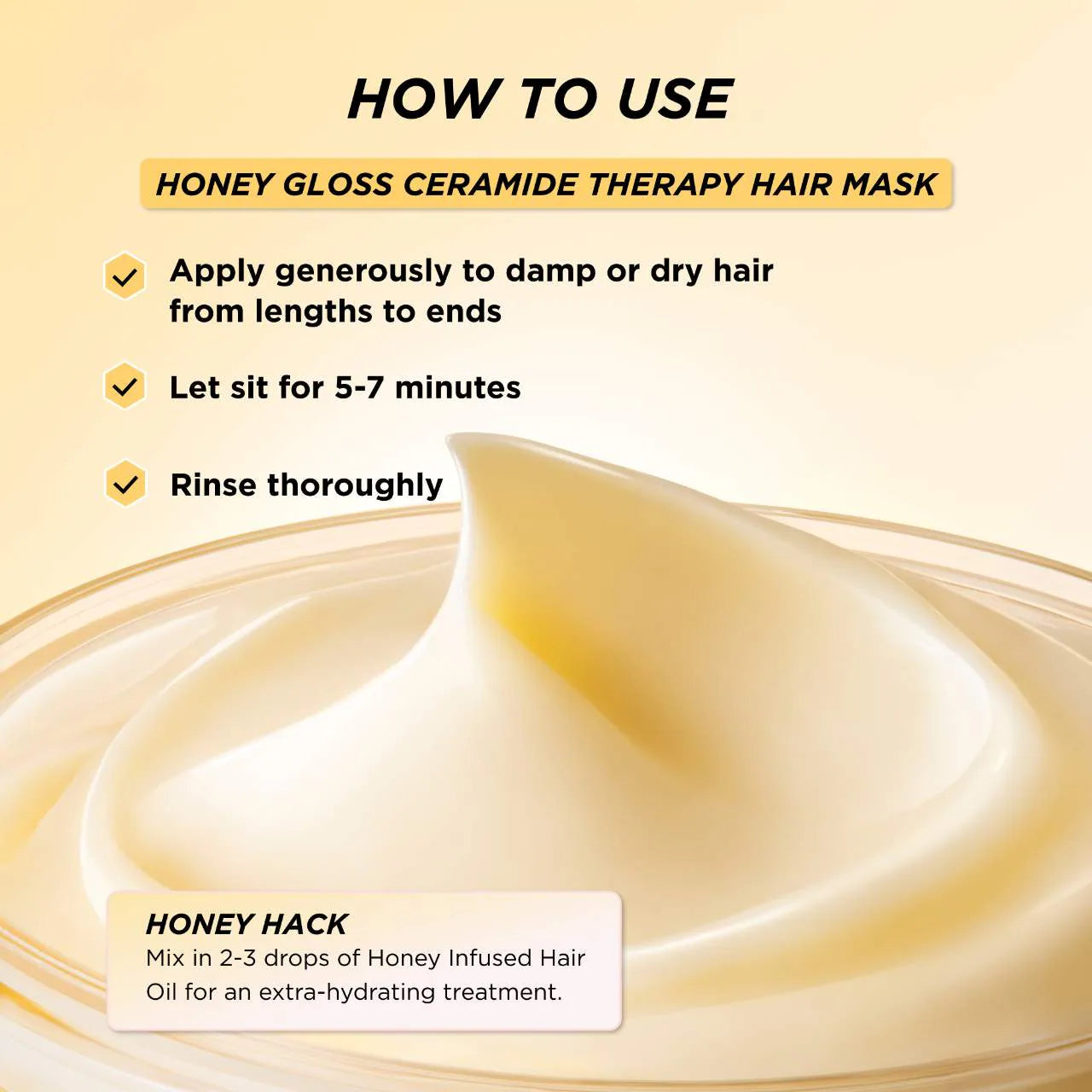 Honey Gloss Ceramide Therapy Hydrating Hair Mask