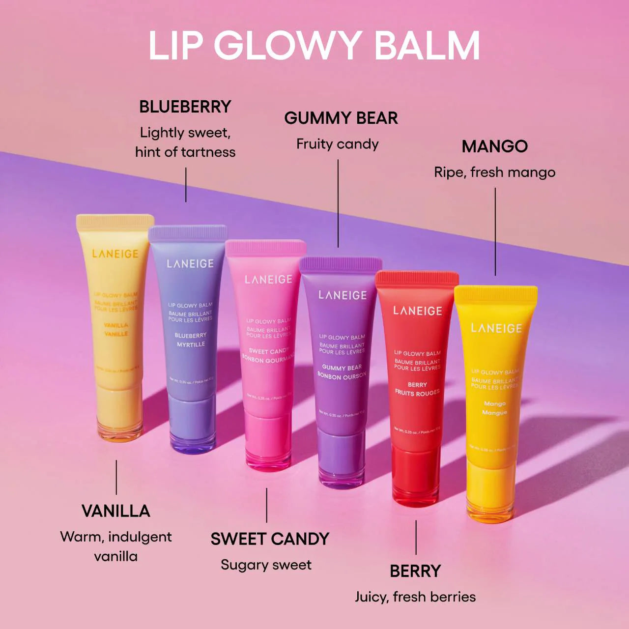 PRE ORDER-Mini Lip Glowy Balm Set