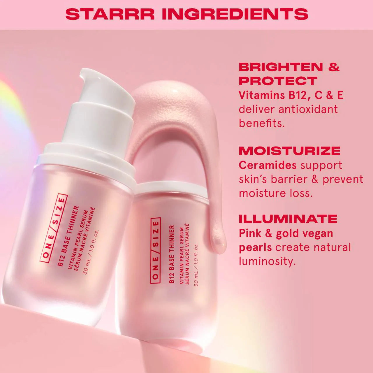 PRE ORDER-B12 Base Thinner Luminous Vitamin Pearl Boosting Serum