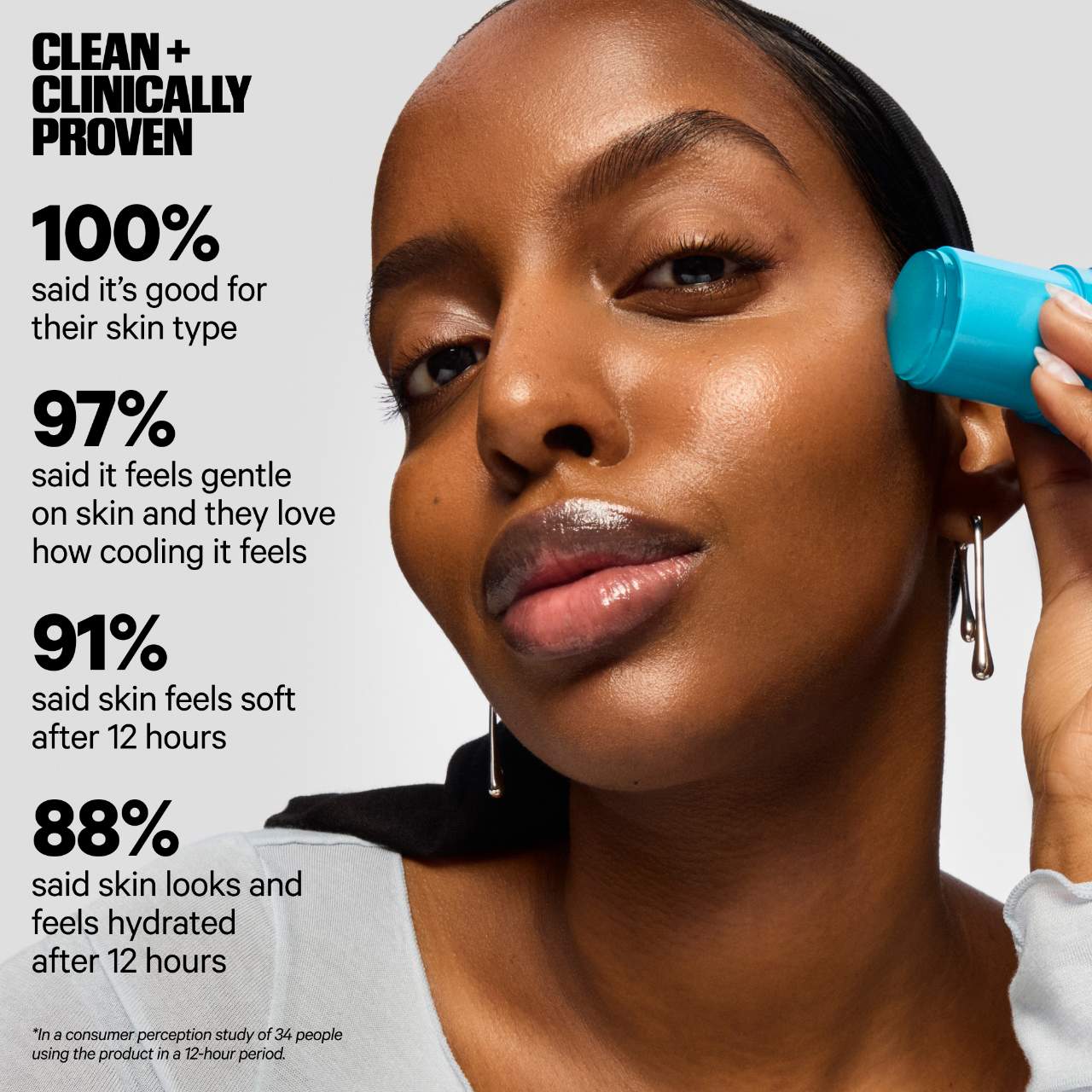 PRE ORDER-Cooling Water Jelly Ice Soothing Serum Stick with Niacinamide