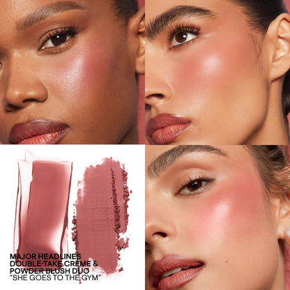 PRE ORDER-Major Headlines Double-Take Crème & Powder Blush Duo