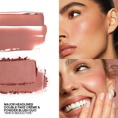 PRE ORDER-Major Headlines Double-Take Crème & Powder Blush Duo