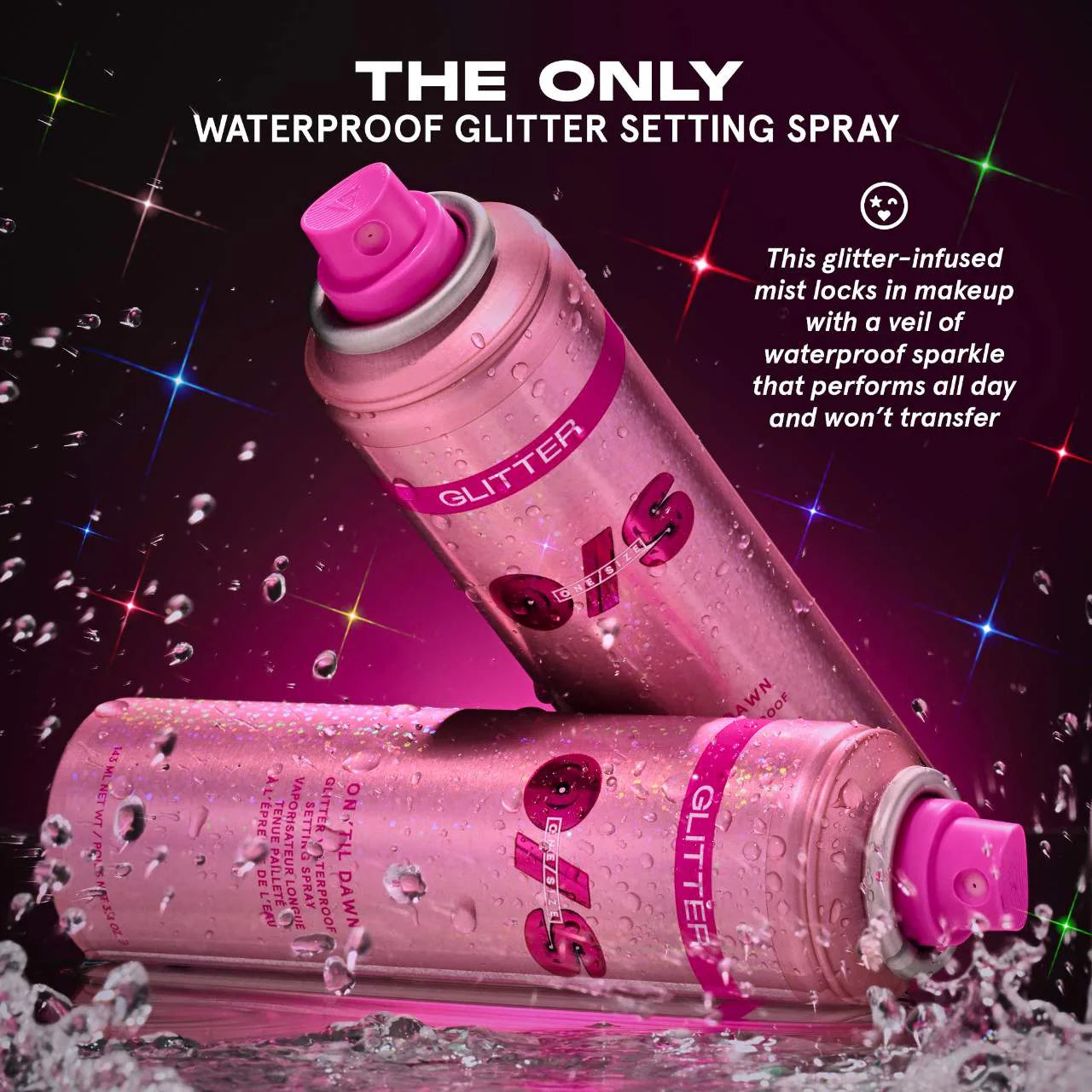 PRE ORDER-On 'Til Dawn Glitter Waterproof Setting Spray