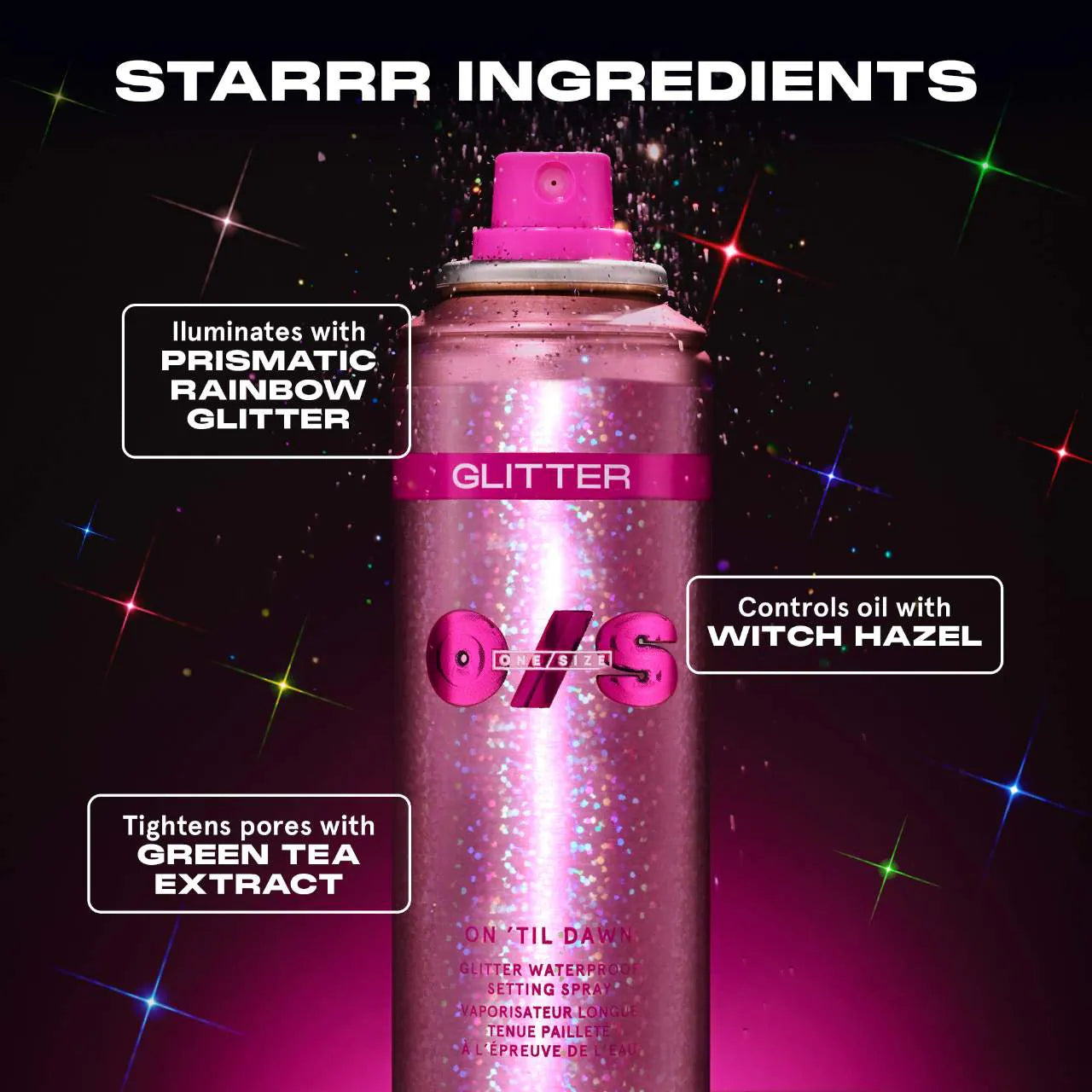 PRE ORDER-On 'Til Dawn Glitter Waterproof Setting Spray