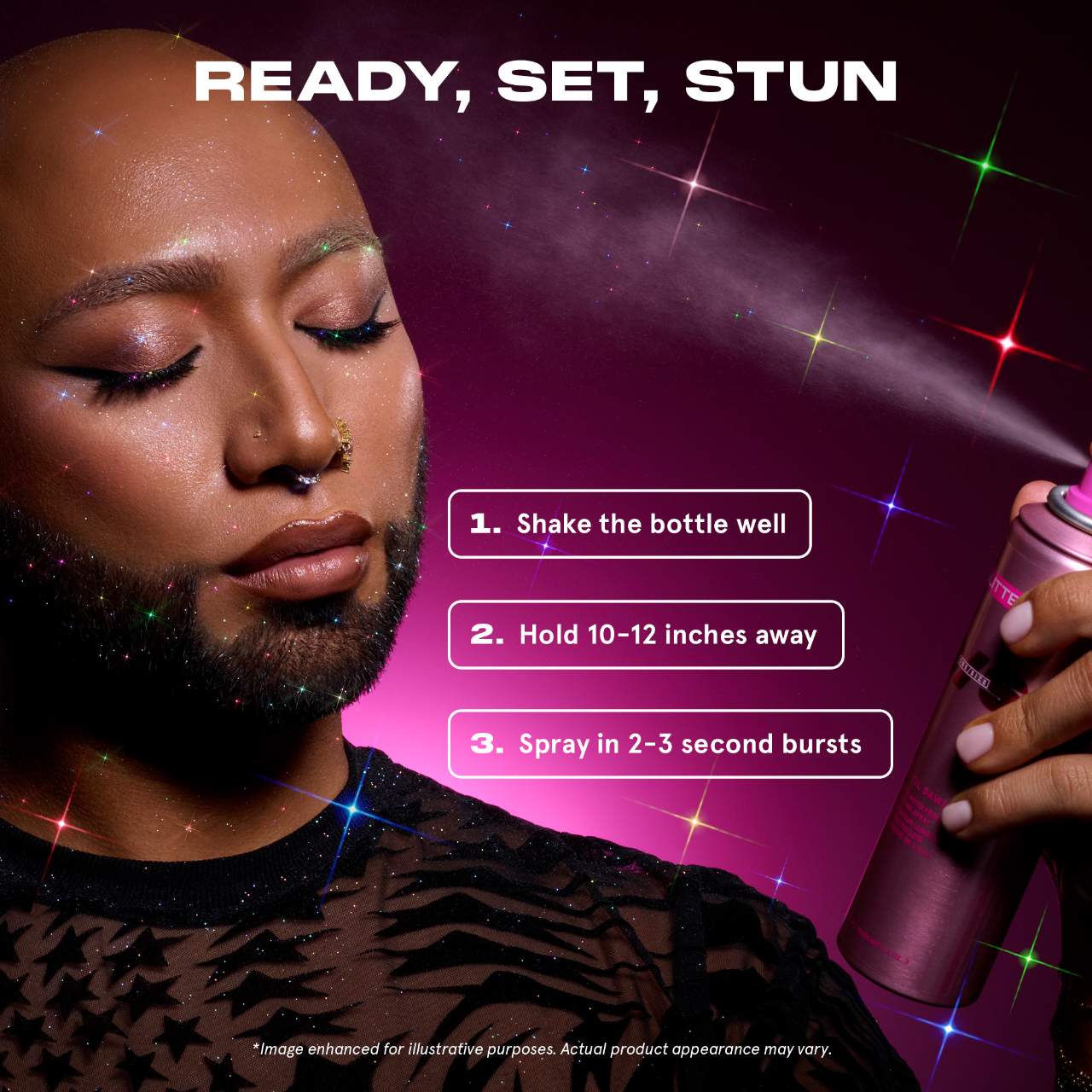 PRE ORDER-On 'Til Dawn Glitter Waterproof Setting Spray