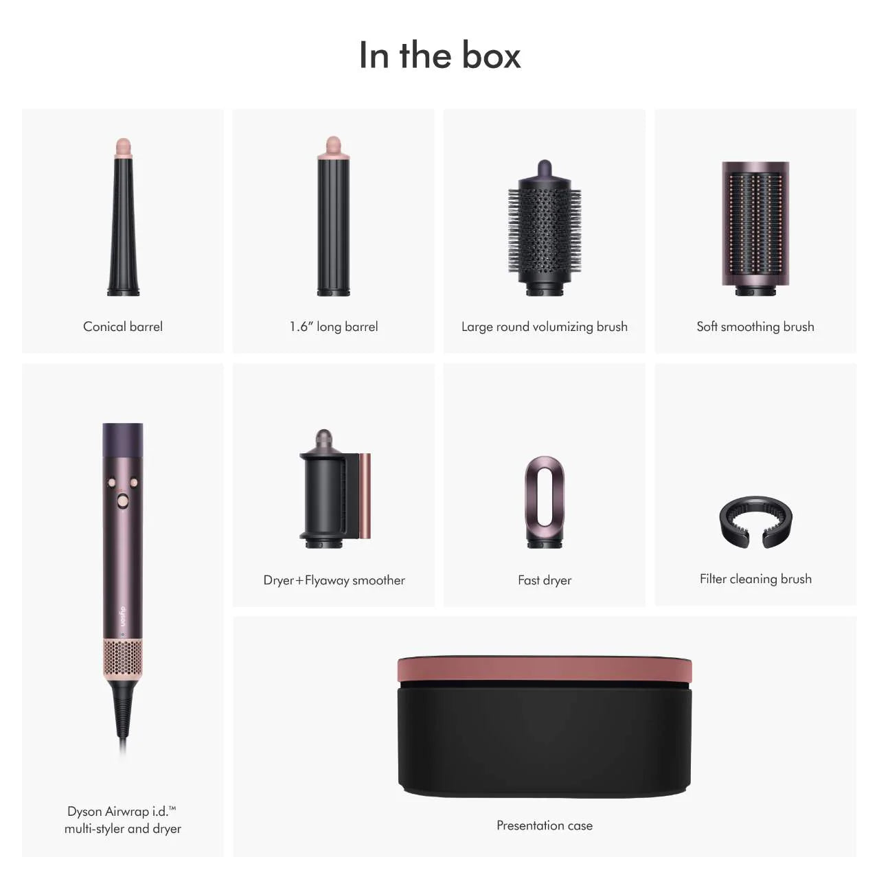 PRE ORDER-Limited Edition Airwrap ID Multi-styler™ for Straight to Wavy Hair in Jasper Plum