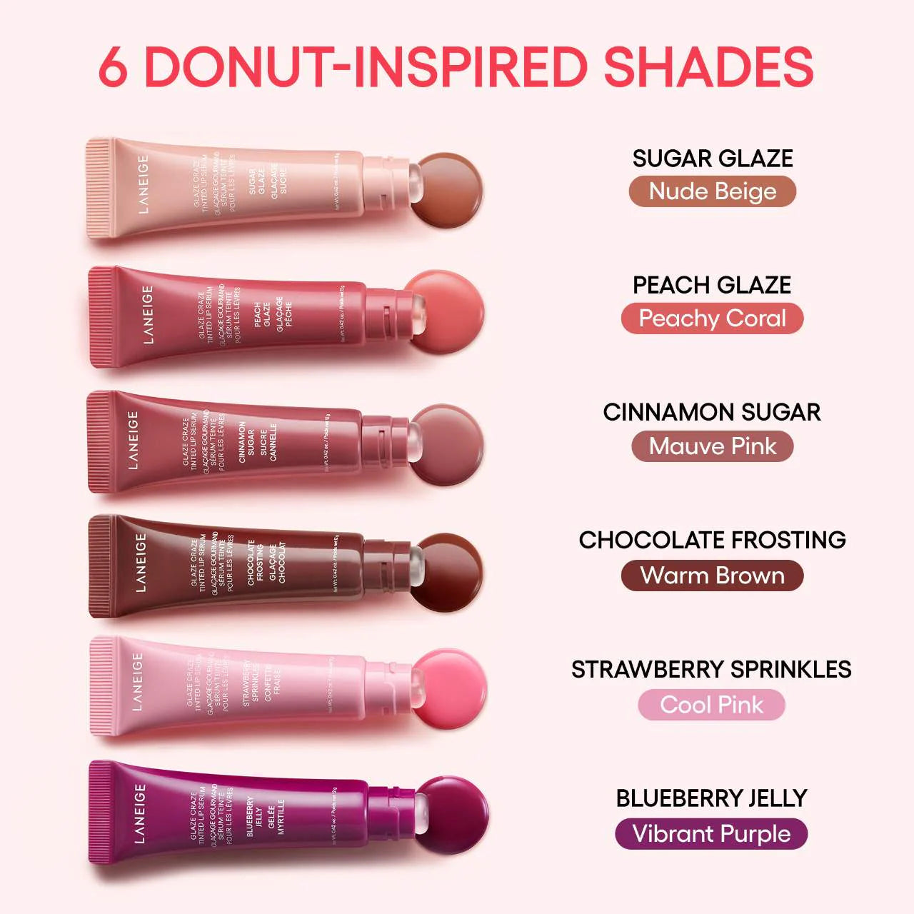 PRE ORDER-Glaze Craze Tinted Polypeptide Lip Serum