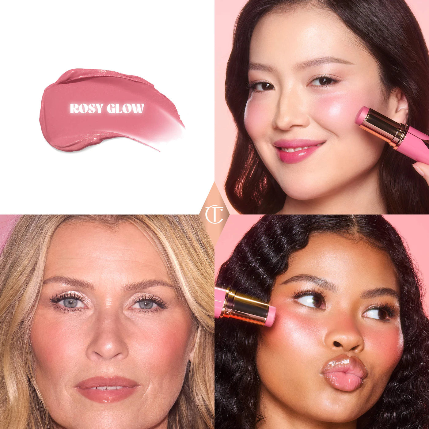 PRE ORDER-Unreal Lip + Cheek Glow Blush Stick with Hyaluronic Acid