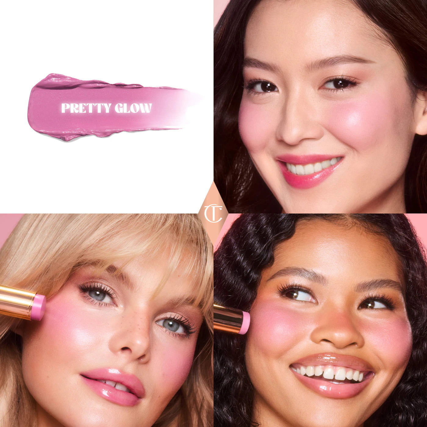 PRE ORDER-Unreal Lip + Cheek Glow Blush Stick with Hyaluronic Acid