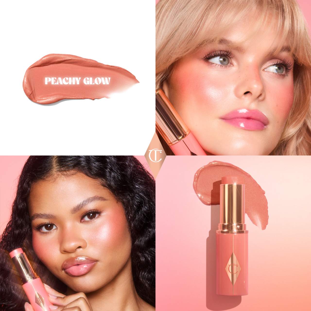 PRE ORDER-Unreal Lip + Cheek Glow Blush Stick with Hyaluronic Acid