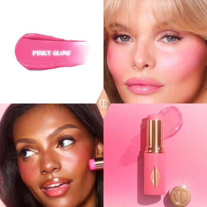PRE ORDER-Unreal Lip + Cheek Glow Blush Stick with Hyaluronic Acid