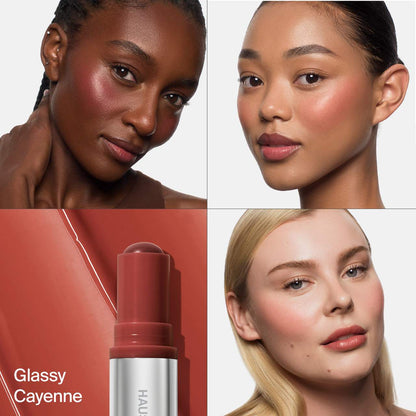 Color Fuse Longwear Hydrating Glassy Lip + Cheek Blush Balm Stick