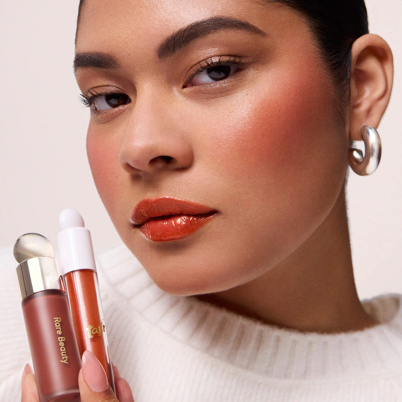 PRE ORDER-Rare Beauty x Tajin Soft Pinch Liquid Blush & Positive Light Luminizing Lip Gloss Duo Set