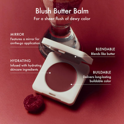 PRE ORDER-Blush Butter Balm Hydrating Cream Blush with Peptides