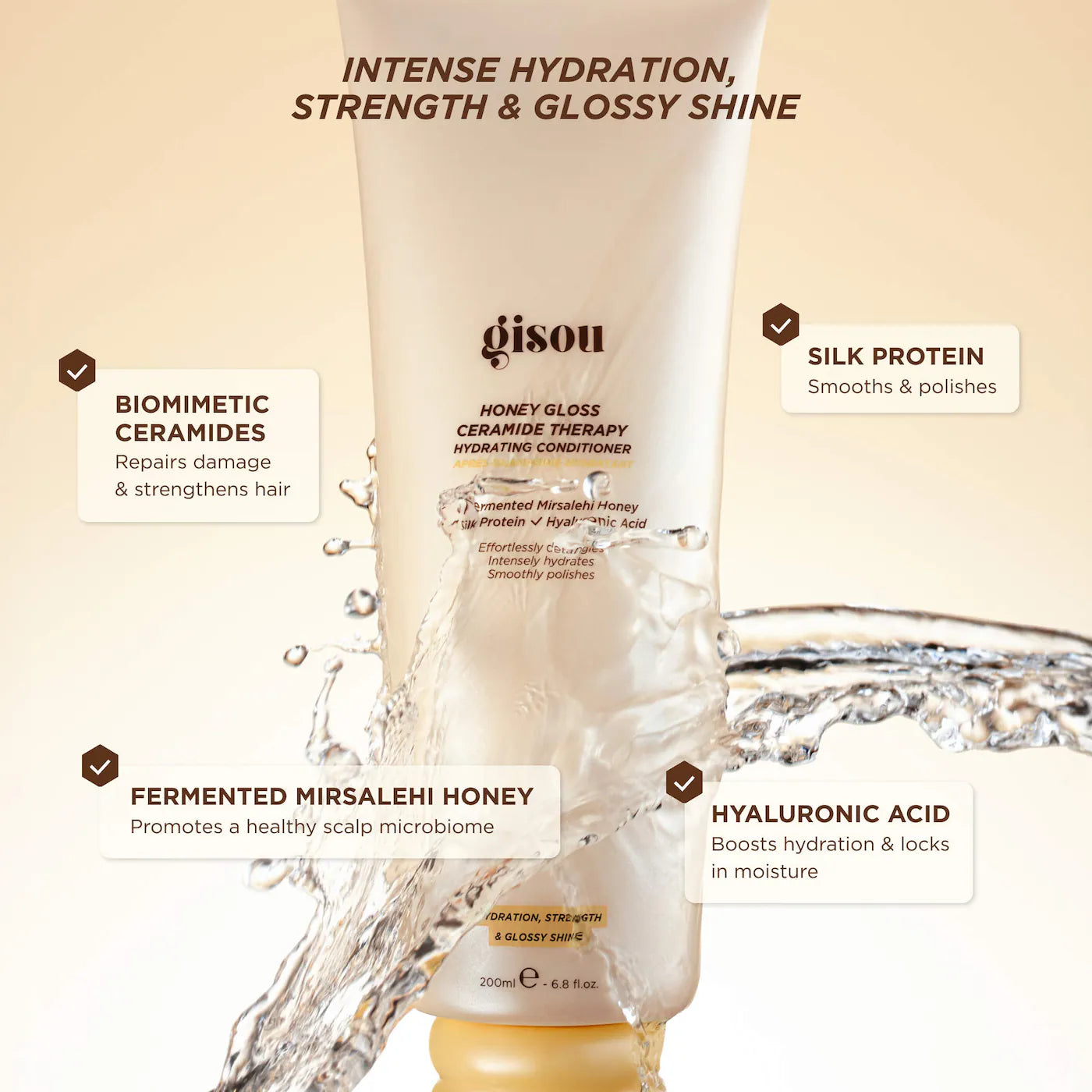 PRE ORDER-Honey Gloss Ceramide Therapy Hydrating Conditioner