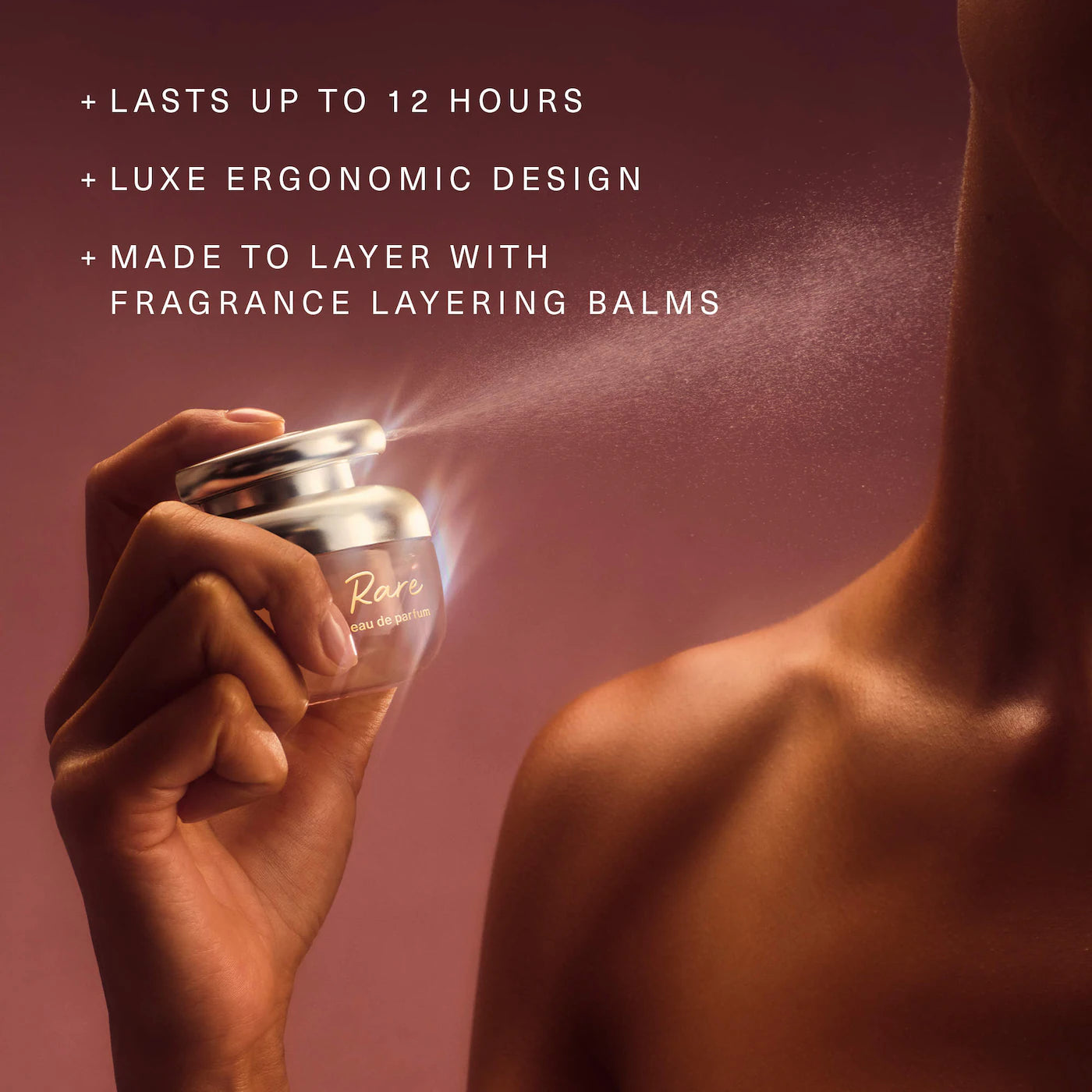 PRE ORDER-Rare Eau de Parfum con vainilla y caramelo