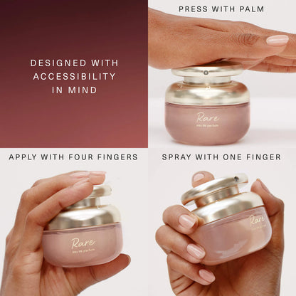 PRE ORDER-Rare Eau de Parfum con vainilla y caramelo