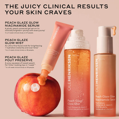 PRE ORDER-Peach Glaze Plumping Trio Set