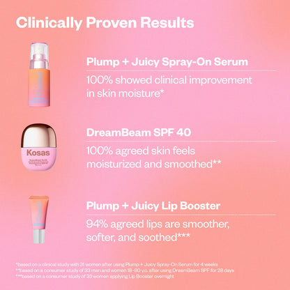 PRE ORDER-Plump + Juicy Makeup Prep Skincare Set