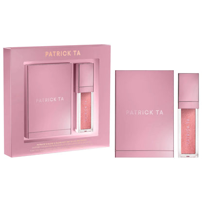 Patrick's Glow and Gloss Set: Major Headlines Blush Duo and Plumping Lip Gloss Makeup Gift Set