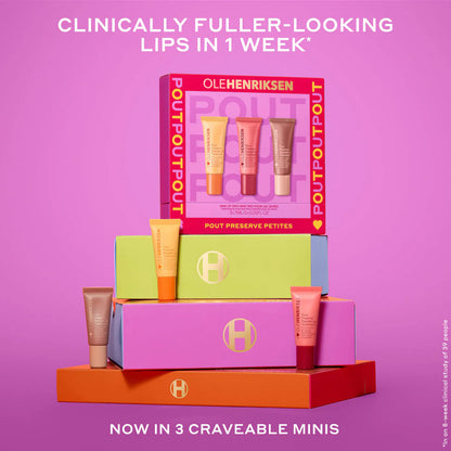 Pout Preserve Petites Mini Lip Trio with Peptides