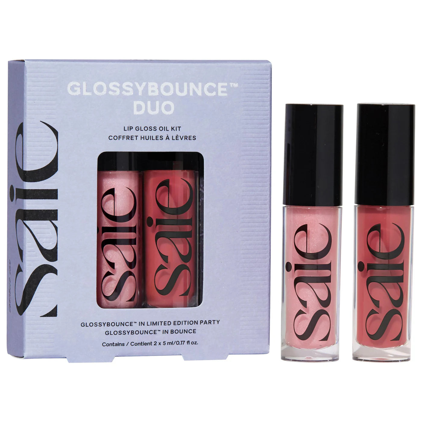 Glossybounce Lip Gloss-Oil Duo Gift Set