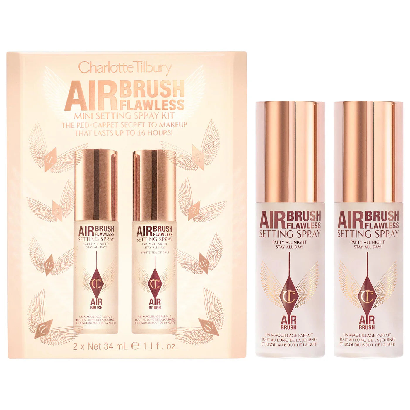PRE ORDER-Mini Airbrush Flawless Setting Spray Duo Gift Set