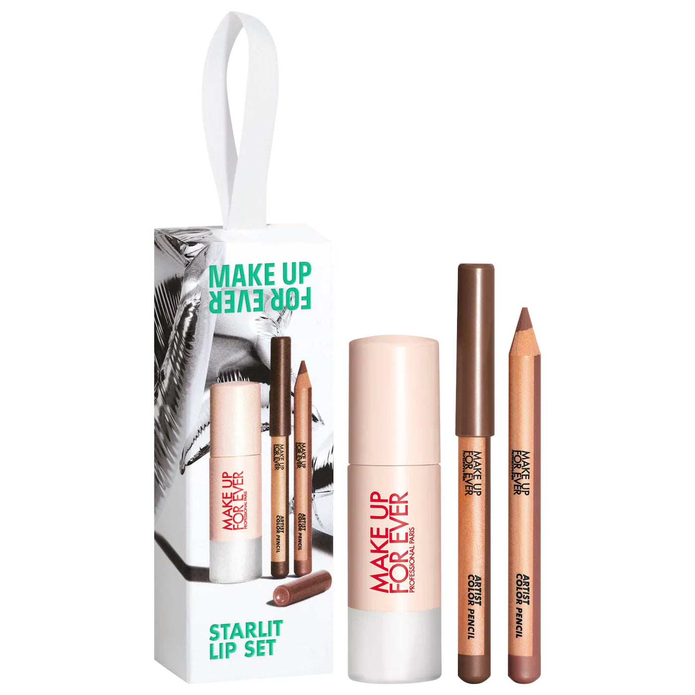 Mini Artist Color Lip Pencils & Super Boost Gloss Trio