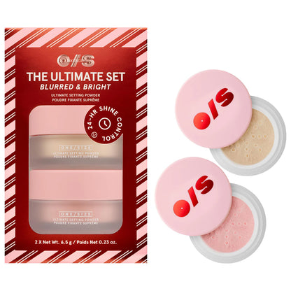 PRE ORDER-Ultimate Blurring Setting Powder Blurred & Bright Travel Duo